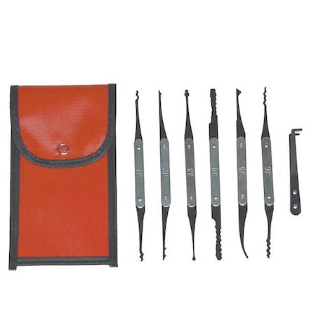 Lti Tools LTI TOOLS: J lock Pick Set (Japanese & other Foreign vehicles) LTI-320